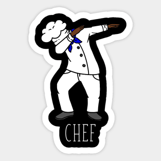 chef dabbing cook kitchen funny dance Sticker